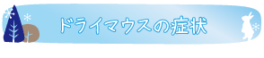 ドライマウスの症状